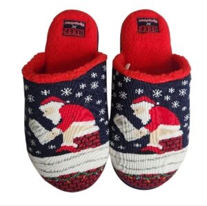New Reef X Tipsy elves Santa Log Christmas Slippers size 9